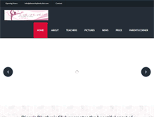Tablet Screenshot of dianasrhythmicclub.com